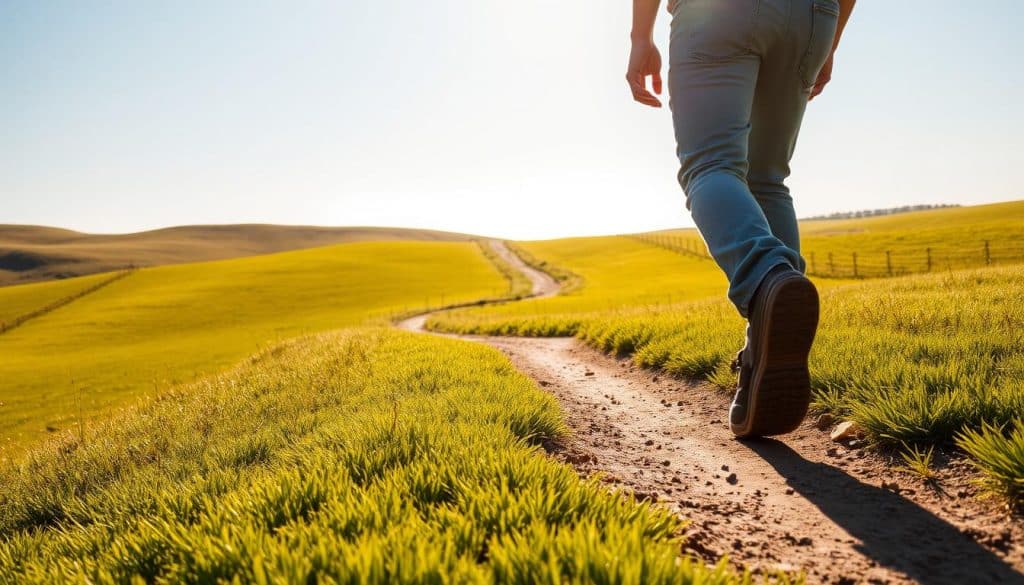 wie viele schritte sind 1 km